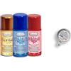 HygienFresh Profumo Deodorante Tessuti Abiti Tende DIVANI Speciale LAVANDERIE Tris igiensoft Idee Regalo 150 ml Omaggio Capsula Rampi Per Cassetti (Note di Pulito, Red Passion, Oro & Argan)