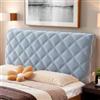 DOSYCOVUR Copri Testata Letto 1 Piazza E Mezza Elasticizzato Imbottito in Velluto Per Testiera Letto Matrimoniale Protezione Completa Antipolvere Lavabile Spessa E Morbida,C,130cm