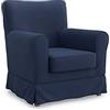 MASTERS OF COVERS Fodera di Ricambio per Poltrona IKEA Ektorp Jennylund, Copripoltrona, 78 cm x 85 cm x 84 cm (Blu, Cotone)