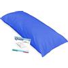 Tex family Federa Queen per Cuscino Letto Maxi Misura cm. 55 X 160 - Bluette