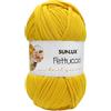 SUNLUX Fettuccia Gialla 200g, Filato Giallo per borse, Fettuccia Spessa 2,5cm x 60m