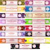 Generico SATYA Pack 15 Pz. Incensi: Positive, Namaste, Champa, Reiki, Spiritual, Karma, Ayurveda, Meditazione, Opium, LAVANDA, Frankincense, Dragon's, Salvia Bianca, Oodh, PALO SANTO (15 CONFEZIONI)
