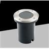 TEKHOME Faretto da Incasso a Terra GU10 IP67, Luce da Esterno Calpestabile, Segnapasso da Incasso Pavimento in Acciaio Inox e Alluminio, Compatibile Lampadina GU10, 35W Max, Ideale per Giardino e Vialetti