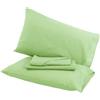 Viterbo Biancheria Completo Letto - Lenzuolo - Sofia - Colorato Tinta Unita 100% Cotone Singolo - 1P Mezza - Matrimoniale (Matrimoniale, (4121), Verde Acido)