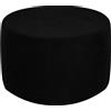 ELYSYSRL Rotondo Copri Pouf Elasticizzato Fodera Velluto Grande 50X50 80x80 80x65 Ottomano Cover Fodera Poggiapiedi per Divano Jacquard Antiscivolo Cover Sgabello Copertura Protettiva per Ottomana ( Color : @2