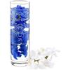 Maverton Vaso per fiori in vetro - decorativo - incisione personalizzata - cilindrico - dimensioni H 26,5 cm x Ø 8 cm circa - idea anniversario - pensiero speciale per coppia - orchidea