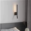 Garosa Lampada Murale Rotabile Design Moderno Design in Alluminio Abbattiere a Parete Highwired Switch Light 17.5in per la Lettura di Studi di Trucco di Lavoro