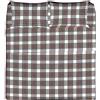 INTRECCI Set Lenzuola una Piazza e Mezza in Flanella, Tessuto in Cotone anti Pilling, Lenzuolo Sotto + Lenzuolo Sopra + 1 Federa, Comfort, Morbidezza, Lenzuola Made in Italy, Fantasia: Tartan Bianco