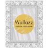 Wallazz Cornice Portafoto in Legno 15x20cm Bianco. Cornice per Foto con Vetro Sintetico Infrangibile - Porta Foto Decorativo - Made in Italy