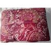 Corredocasa Plaid Imbottito Trapuntato Multiuso Made in Italy- Morbido e Accogliente, Ideale per Soggiorno, Letto e Relax - Coperta Elegante e Decorativa (Rosso Fiori Fantasia, Grande 150x200)