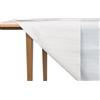 GBiancheria Mollettone Copritavolo in Feltro e PVC Antiscivolo Tovaglia Proteggi Tavolo col. Bianco in varie misure Made in Italy (140x140cm)