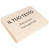 Creative Deco Scatola Personalizzata con il tuo Testo per Pasqua | Scatola in Legno | 34 x 25,3 x 5,3 cm | Scatola per un Regalo Personalizzato | per Donne, Uomini e Coppie | Scatola Regalo