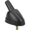 Akozon Veicolo Audio Video Antenne Audio Antenne Adattatore Base Antenna Auto Nero per Punto/Doblo/Brava/Bravo/Seicento/Ducato Bravo Radio Antenna, Doblo
