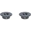 Hlxnyami 2 Altoparlante Tweeter da 4 Pollici 8 Ohm 30-60 W Altoparlante HiFi con Cupola in Pellicola di Seta Altoparlante Audio Acuti per La Trasmissione di Trombe Familiari