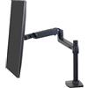 Ergotron - Braccio LX, supporto da scrivania per monitor ultrawide e piatt fino a 34 pollice, 3,2-11,3kg, VESA 75x75/100x100mm - Palo alto, Nero opaco (45-537-224)