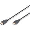 DIGITUS Cavo di collegamento HDMI standard, tipo A - 2.0 m - con canale Ethernet - FullHD 1080p/60Hz - compatibile con TV/beamer/monitor - contatti placcati oro - nero