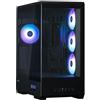 Zalman Custodia PC panoramica Medio Torre Zalman P50 DS (nero)