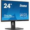 iiyama Monitor Pc - Iiyama - Xub2491H-B1 - 23.8 Fhd - Ips - 100hz - 0.5ms - Hdmi/dp - Vesa 100x100 - Supporto Regolabile + Perno - Nero