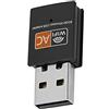 Sonew Scheda di Rete Wireless, Adattatore WiFi USB, Ricevitore Wireless, Adattatore WiFi USB AR9271, Adattatore Antenna 2DBI Rimovibile, per Computer TV (Scheda di Rete Wireless Dual