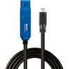 LINDY Cavo di prolunga Active Pro da USB 3.2 Gen 1 tipo C ad A, connessione USB a lunga distanza, PC, Mac, laptop, MacBook, tablet, smartphone, PS5, cuffie VR, stampanti, webcam, Ext Drive, ecc.