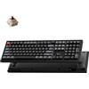 Keychron V6 Ultra Tastiera Meccanica Wireless Full Size 8K, 8000Hz, Interruttore Marrone Hot-Swap, Retroilluminazione RGB, Copritasti PBT, 2.4GHz/Bluetooth/Wired, per Windows macOS Linux - Nero