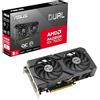 ASUS Dual Radeon RX 7600 EVO OC Edition, Scheda Grafica 8 GB GDDR6, fino a 2715 MHz nella Modalità Boost, PCIe 4.0, 1 HDMI 2.1, 3 DisplayPort 1.4a, Nera, DUAL-RX7600-O8G-EVO