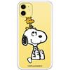 LA CASA DE LAS CARCASAS Custodia per iPhone 11 Ufficiale Snoopy Woodstock e Snoopy Silhouette per proteggere il tuo cellulare. Custodia per Apple in silicone flessibile con licenza ufficiale Peanuts.