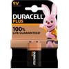 DURACELL Plus 9V Batterie Alkaline Pack of 10