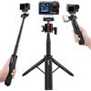 REYGEAK 55 cm di lunghezza asta di estensione treppiede all-in-one, con testa a sfera regolabile su tutti i lati, con supporto magnetico per fotocamera DJI Action, compatibile con DJI Action 5 PRO