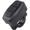 Fockety Pulsante multimediale Bluetooth remoto, controllo selfie telecomando musicale regolabile ricaricabile impermeabile, pulsante di controllo del volante per auto, bici, moto,