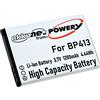 akku-net Powery Batteria per Doro Tipo RCB413, 3,7 V, Li-ION [ Batteria per cellulare]