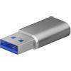 AISENS MINI ADATTATORE ISENS USB 3.2 GEN2 USB 2.03A TIPO USB-C H-A M GRIGIO