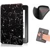 COCFOOKIW Custodia per 6 Pollici Kindle Paperwhite 5a/6a/7a Generazione (Versione 2012/2013/2015), Pelle morbida TPU Cover Protettiva Alla Moda con Cinturino da Polso e Automatica Veglia/Dormire