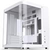 Jonsbo TK-1 2.0 Micro-ATX Case PC Bianco - Mini-Tower con design a doppia camera, vetro temperato, supporto per radiatore da 240 mm e USB-C