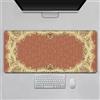 Surwin Tappetino per Mouse Grande Tappetini Mouses Gaming Tappetino Mouse da Tavolo xxl Stile Bohémien Tappeti Mousepad Base in Gomma Antiscivolo (Arancione,900x400mm)