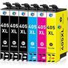 Generico la cartuccia 405XL Cartucce compatibile per Epson 405 XL 405XL Cartuccia d'inchiostro Sostituzione per Workforce Pro WF-3825 WF-3820 WF-7840 WF-4820 WF-4825 WF-4830 WF-7835 WF-7830 WF3825 WF3820