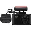 Goshyda Dash Cam per Auto, Anteriore e Posteriore 4K 1080P Full HD Dual Dash Cam, WiFi 170 Grandangolare Impermeabile, con Visione Notturna, Rilevamento del Movimento, Sensore G, Monitoraggio in Tempo Reale,