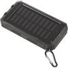Lizeboyi Power Bank Solare 20000mAh, Caricatore Portatile Doppia USB, Torcia, Impermeabile, Antipolvere, anti-shock, b-ussola, Moschettone Per Campeggio Emergenza