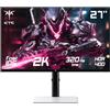 KTC Gaming Monitor 27 Pollici, 320Hz 300Hz, QHD Monitor bianco, Fast IPS, 1ms, 2K QHD 2560 x 1440P Schermo PC, Freesync & G-sync, 144% sRGB, HDR400, Luce blu bassa, VESA 100x100, DP1.4/HDMI 2.1, H27E6
