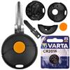 mt key Alloggiamento telecomando per chiave auto, 1 tasto Smart 450 1. Gen + Rohling