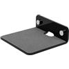 Floweringbeter Elegante supporto da parete in acrilico per altoparlanti JBL, webcam, cellulari, router, multifunzione, design salvaspazio 13,95114 pollici (nero)