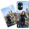 Sunrive Personalizzate Cover compatibile con OnePlus Nord CE 3 Lite personalizzabile con Foto Testi Frase Logo Disegni e Grafiche Personalizzata, assorbimento degli urti morbido TPU trasparente