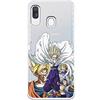 LA CASA DE LAS CARCASAS Custodia per Samsung Galaxy A40 ufficiale Dragon Ball Guerrieri Saiyans per proteggere il tuo telefono cellulare Cover in silicone flessibile con licenza ufficiale Dragon Ball