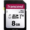 Transcend TS8GSDC410M - Scheda SD 8GB Class 10 UHS-I