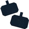 beadstars Patch universale per fissare la catena del tuo cellulare, cordino, compatibile con la maggior parte delle custodie per smartphone, come Samsung, Apple iPhone, 2 pezzi, (nero)