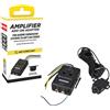 Scosche LOC2SL - Convertitore di uscita di linea con manopola di controllo remoto, convertitore RCA alto/basso a 2 canali, ideale per amplificatore subwoofer, convertitore di livello di linea per