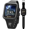 Accutime HP4096 Harry Potter - Orologio intelligente per bambini, con fotocamera selfie, foto e video, cronometro, 6 giochi, 3 sfondi, 10 quadranti, dittafono, fitness tracker sveglia, nero