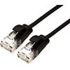 ROLINE UTP DataCenter - Cavo patch Cat.6A (classe EA), LSOH, sottile, 1,5 m, colore: Nero