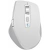 INFINMIND Mouse Bluetooth Senza Fili con Smart Flying Scroll, Rotellina ergonomica per il pollice, silenzioso per 3 dispositivi - Compatibile con Windows/Mac OS/Chrome/Android (Bianco)