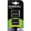 Duracell DRGOPROH4-X2 Batteria per GoPro Hero 4 AHDBT-401, 2 Pezzi, Nero